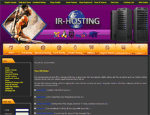 Tablet Screenshot of ir-hosting.com